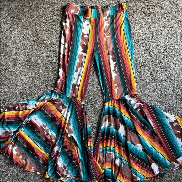 L&B Pants - Multicolored Flare Pants